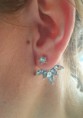 Pendientes Arriba y Abajo - Plateado
